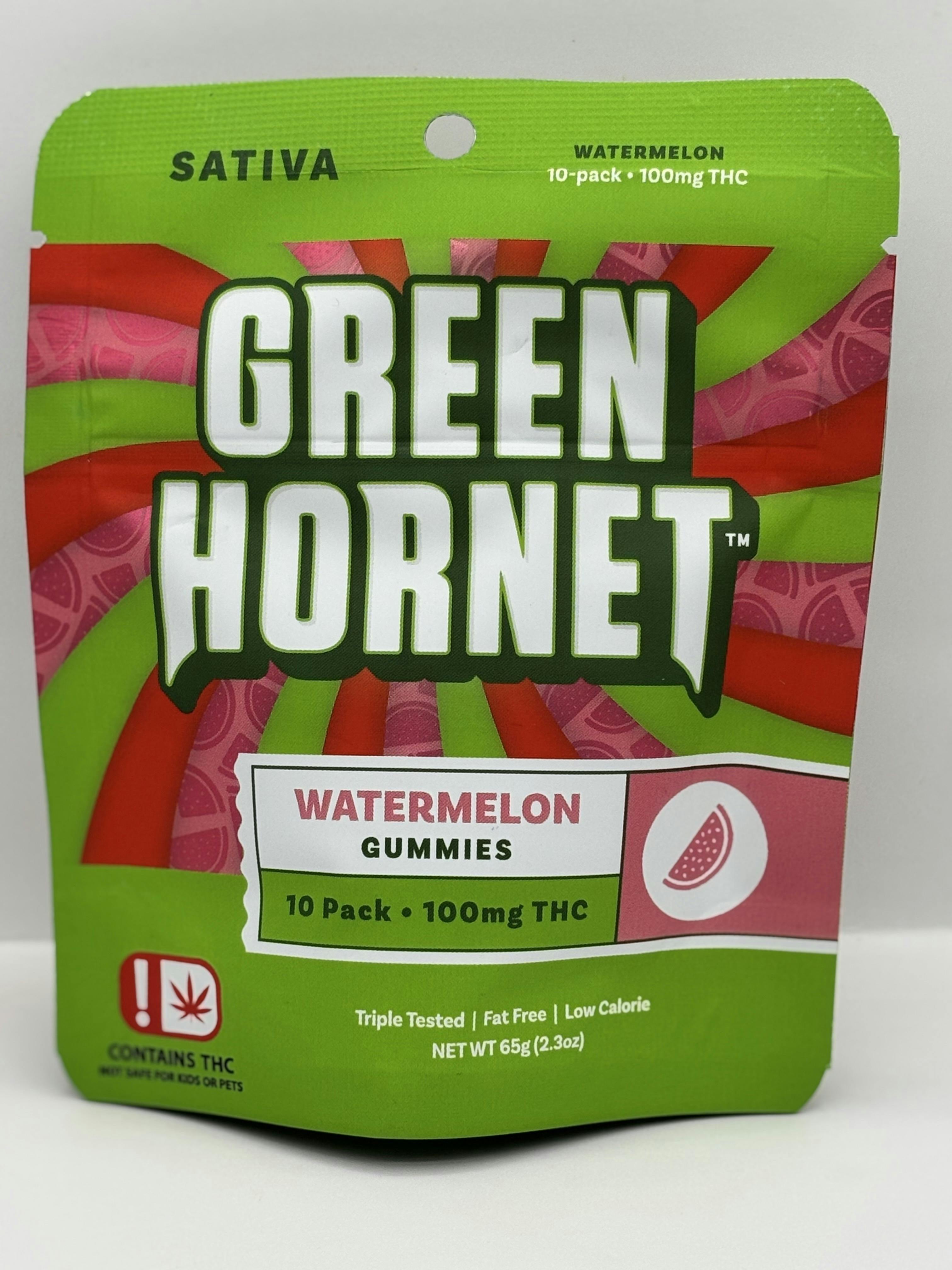 Watermelon | Gummies | 10pk | 10mg/ea by Green Hornet