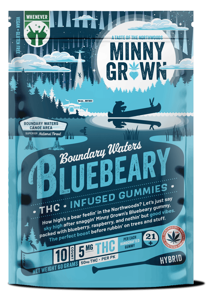 Boundary Waters Bluebeary Gummies | Gummies | 10pk | 5mg/ea at Coastless Dispensary - Luverne