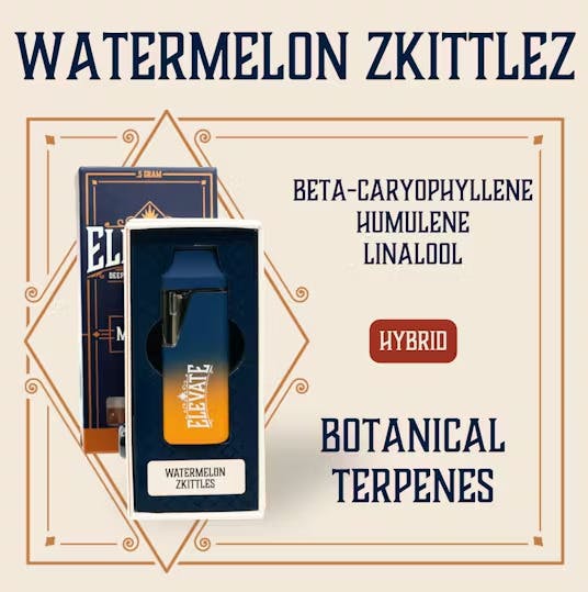 Watermelon Zkittlez | Disposable | 0.5g by Elevate