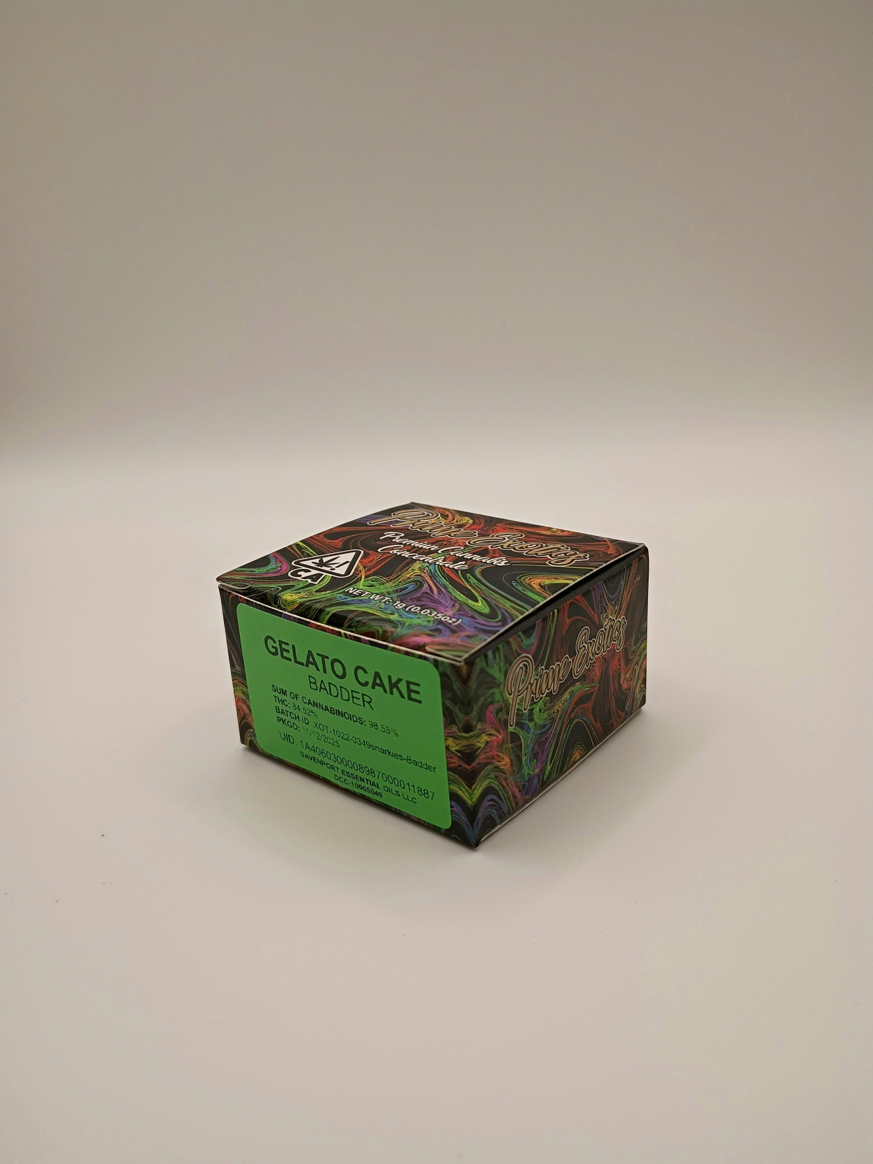 PRIME EXOTICS: Gelato Cake