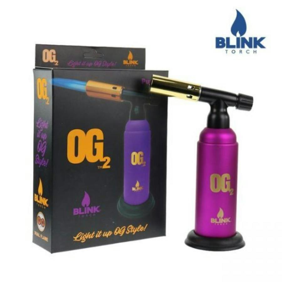 BLINK TORCH - Dual flame | 8 Inches - Assorted Colors | Accessories