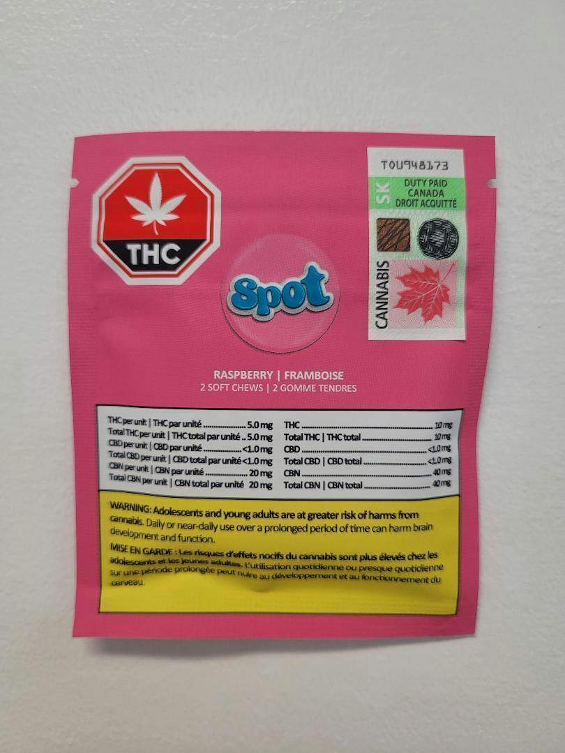 Raspberry | Gummies | 2pk | 5mg/ea