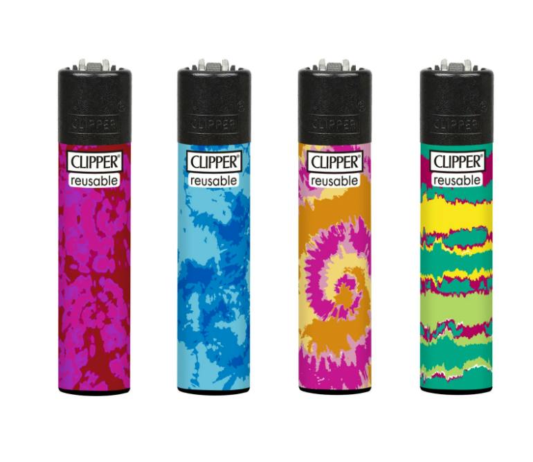 Clipper Refillable Lighters - Tie-Dye | Accessories by Clipper