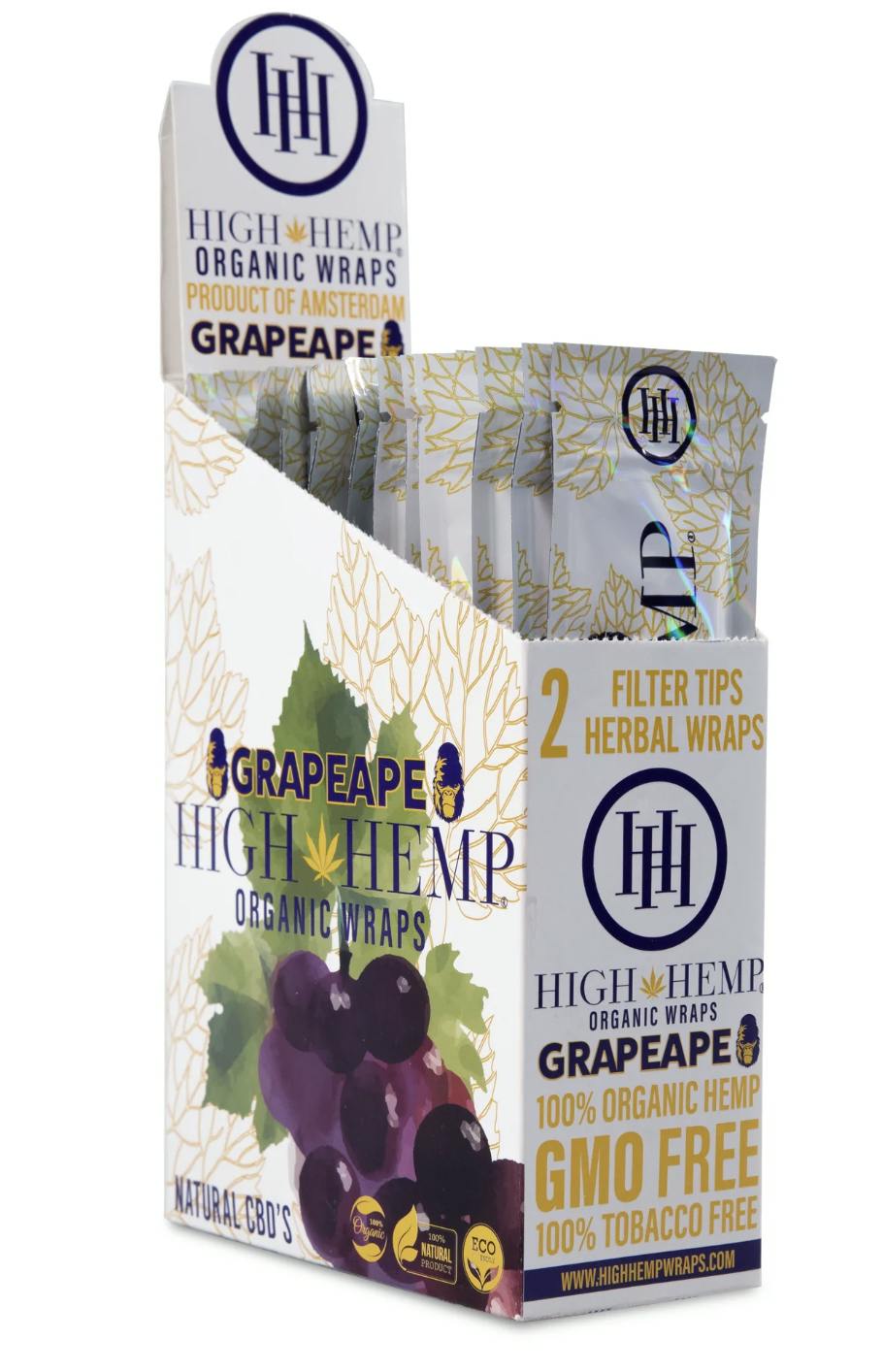 High Hemp - Grape Ape Organic Hemp Blunt Wraps 2pk | Accessories at The Green Lady Dispensary