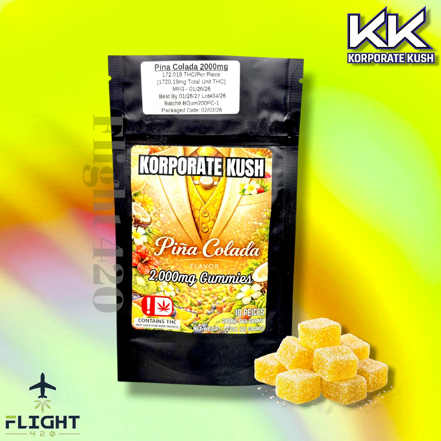 Pina Colada | Gummies | 10pk | 200mg/ea