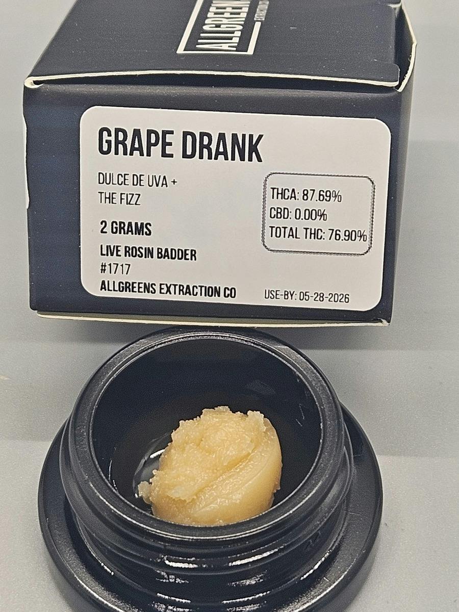 grape drank | Solventless | Rosin | 2g