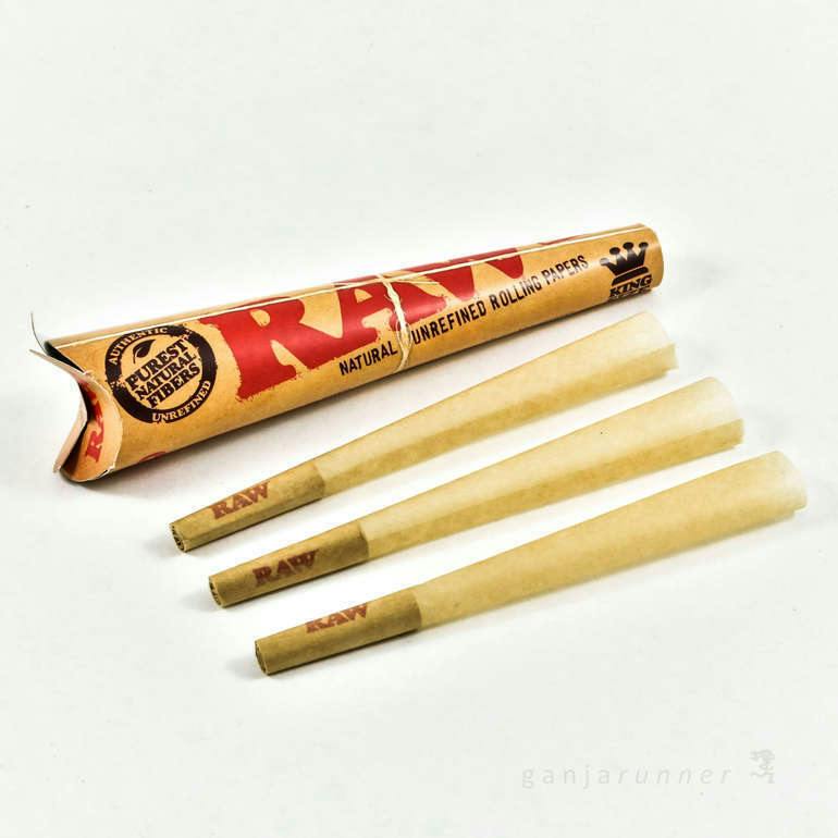 Raw King Size Cones 3-Pack | Accessories at Superior Buds Medical Dispensary