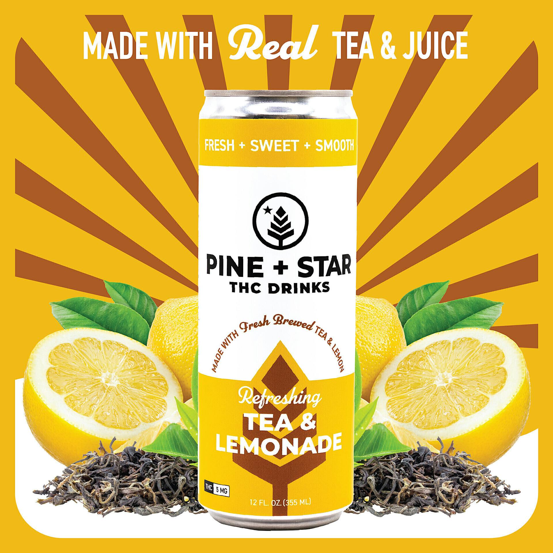 Tea Lemonade | Non-carbonated | 5.28mg at The Green Lady Dispensary