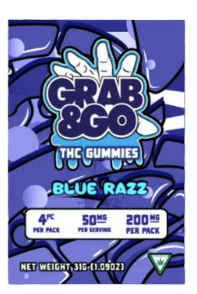 Blue Razz | Gummies | 4pk | 50mg/ea