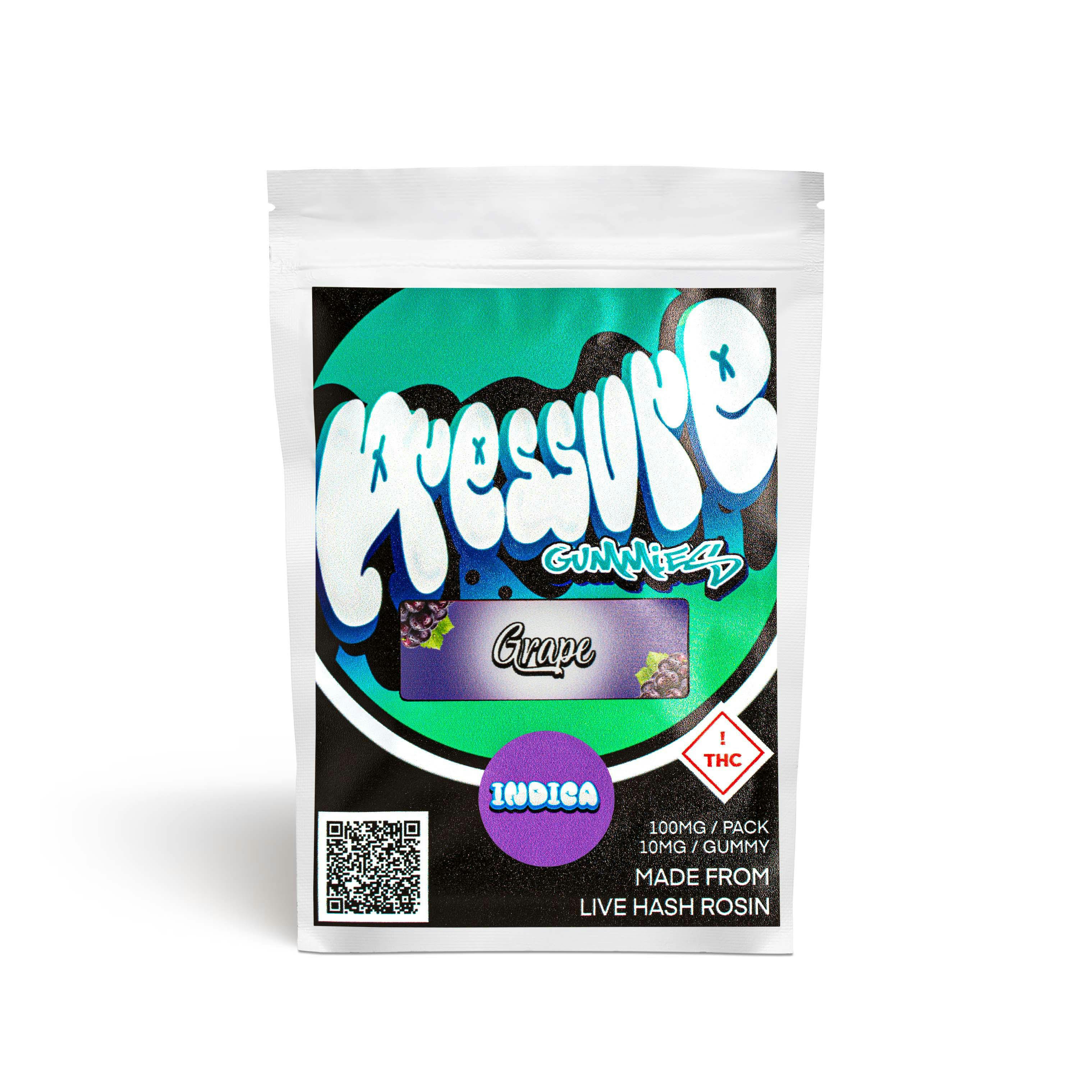 Grape Rosin Gummies | Gummies | 10pk | 10mg/ea