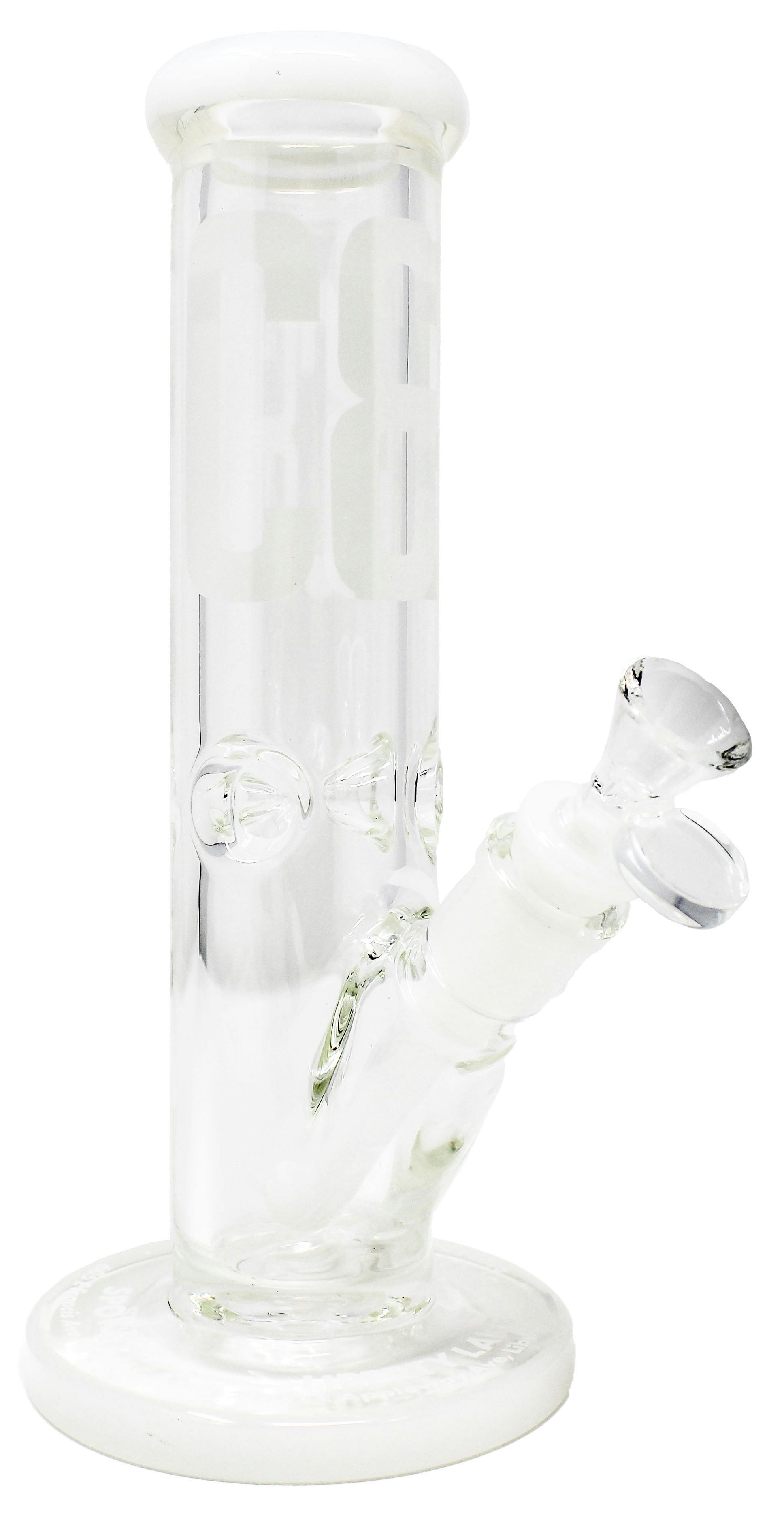 XYZ 10" Branded Bong White 08760057 | Bongs