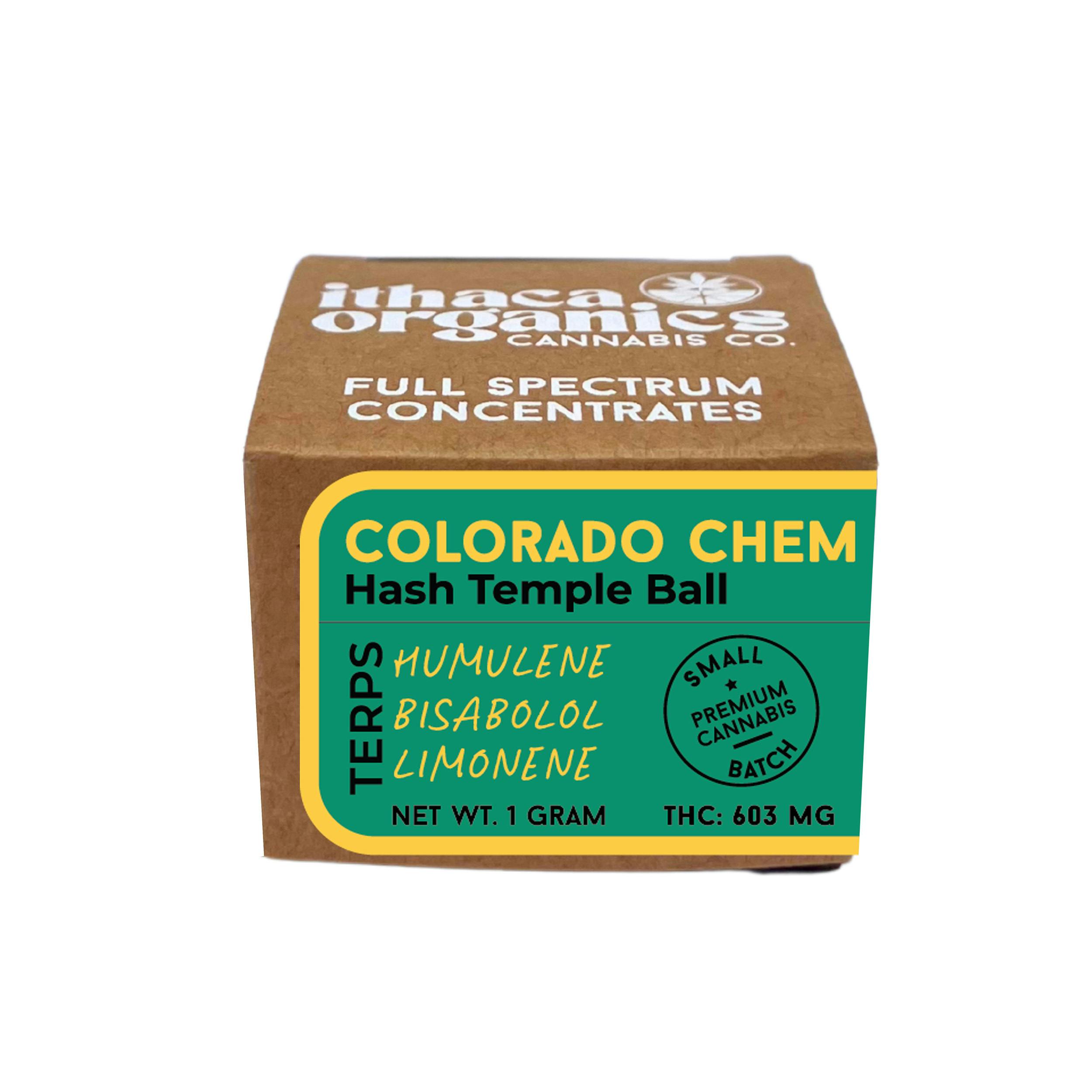 Colorado Chem Temple Ball | Solventless | Ice Water Hash | 1g at Wild Flower Dispensary