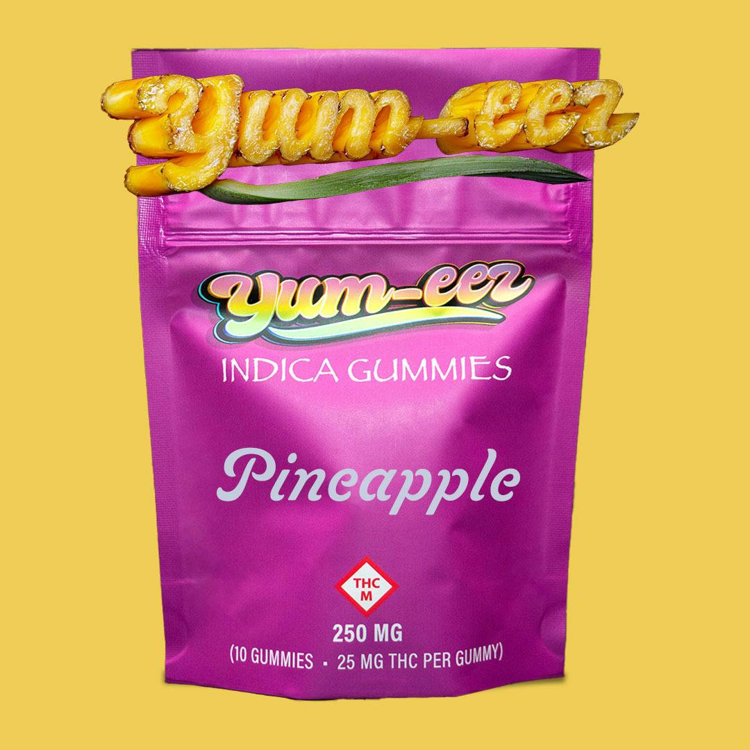 Pineapple Gummies | Gummies | 10pk | 25mg/ea