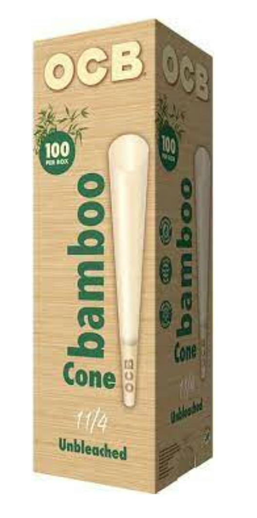 OCB - Box of Hemp 1 1/4 Cones - 100PK | Accessories