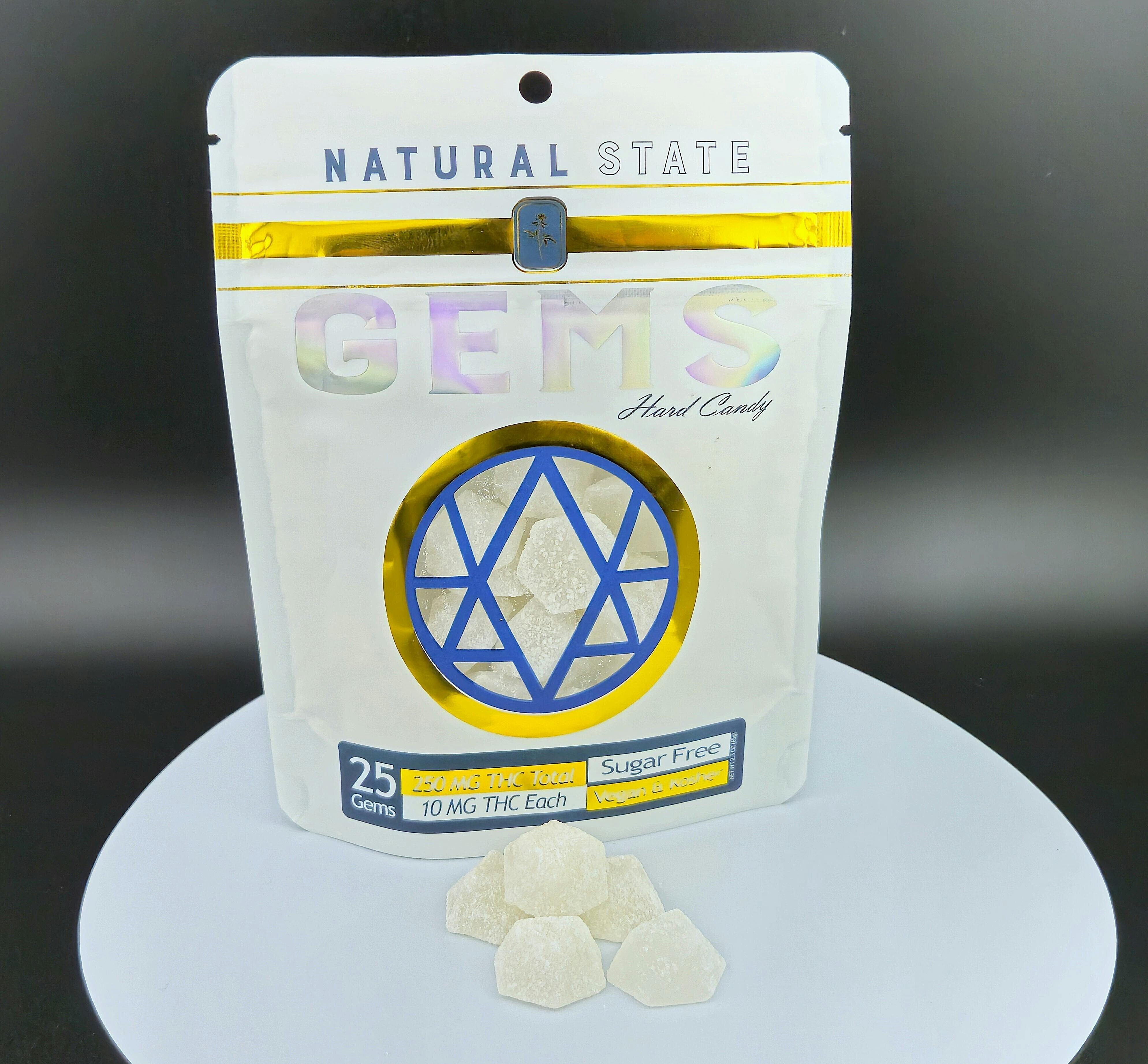 Sour Lemon | Gems | 250mg | | Mints | 25pk | 10mg/ea