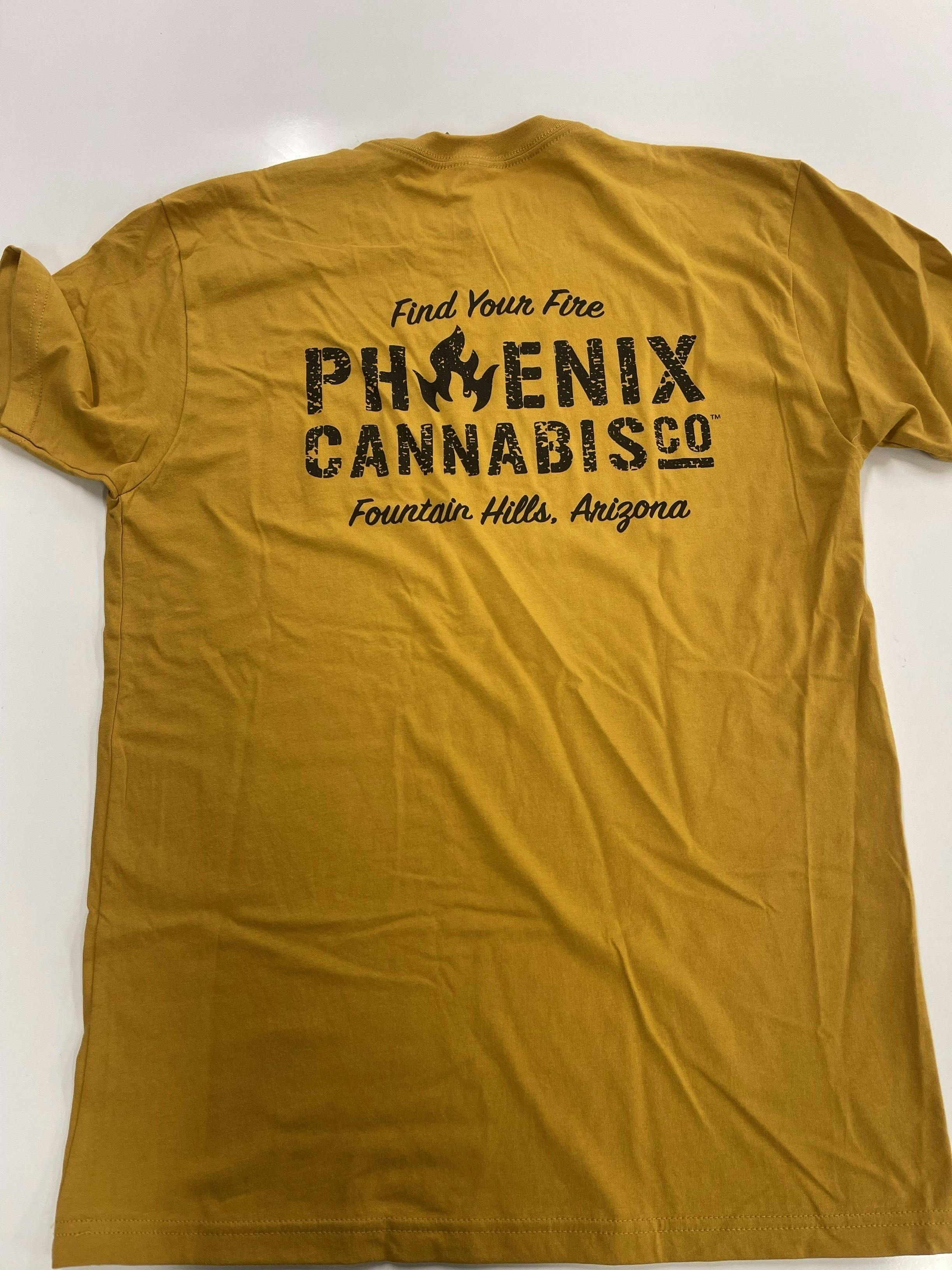 Phoenix Cannabis Co. | Gold T-Shirt | Apparel