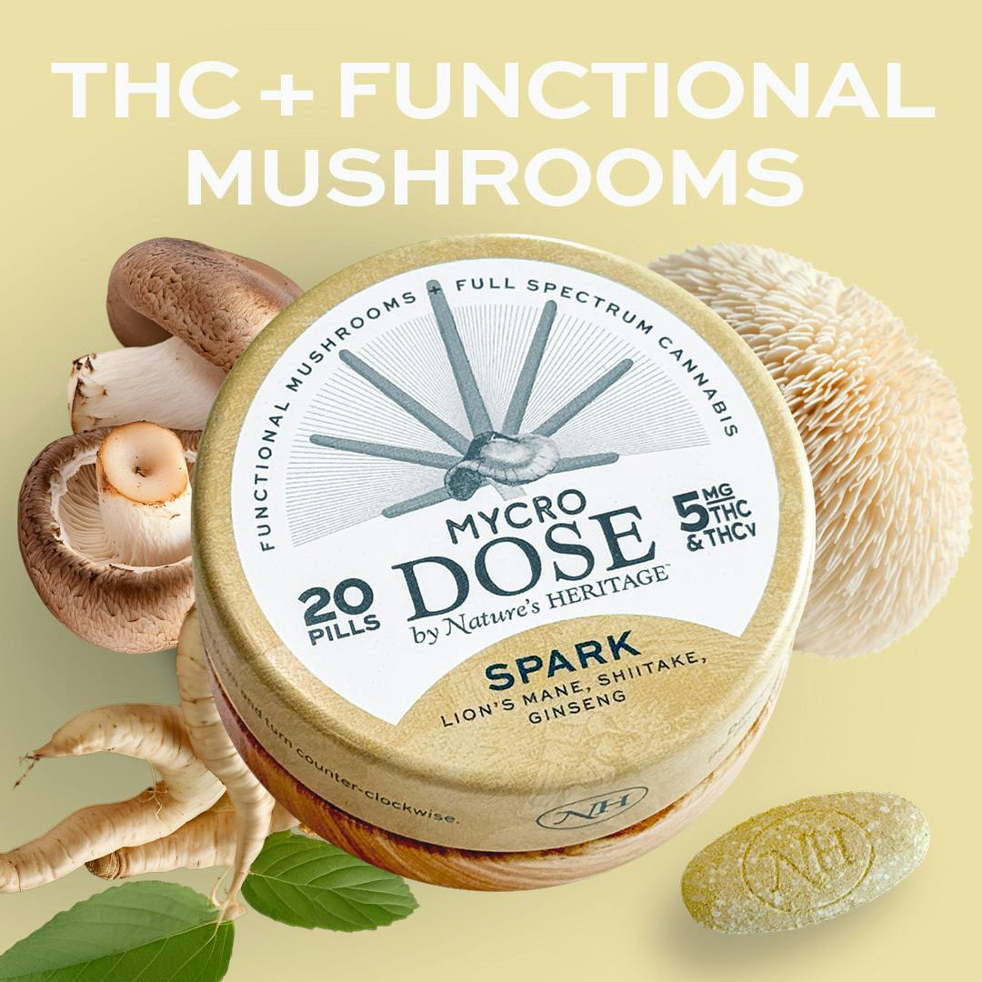 Mycrodose Spark | 20pk | 5mg/ea by Nature's Heritage