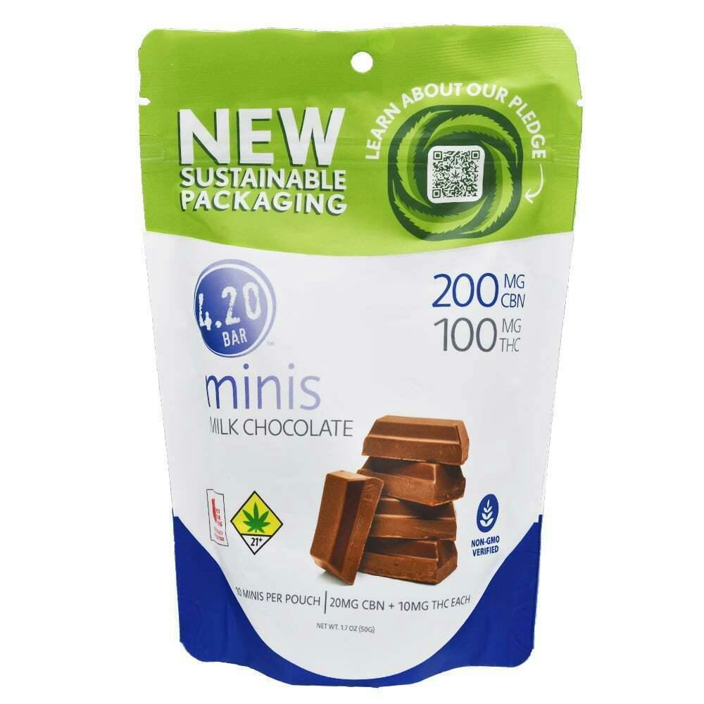 2:1 CBN Milk Chocolate | Chocolates | 30pk | 10mg/ea
