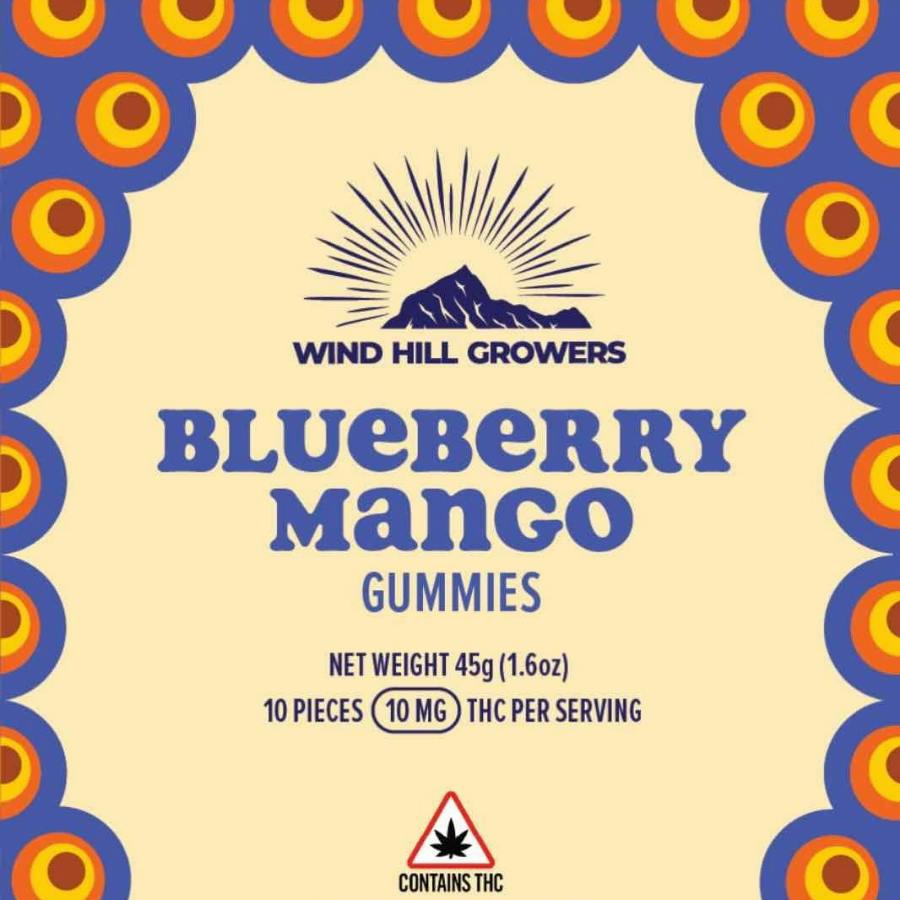 Blueberry Mango Gummies | Gummies | 10pk | 10mg/ea
