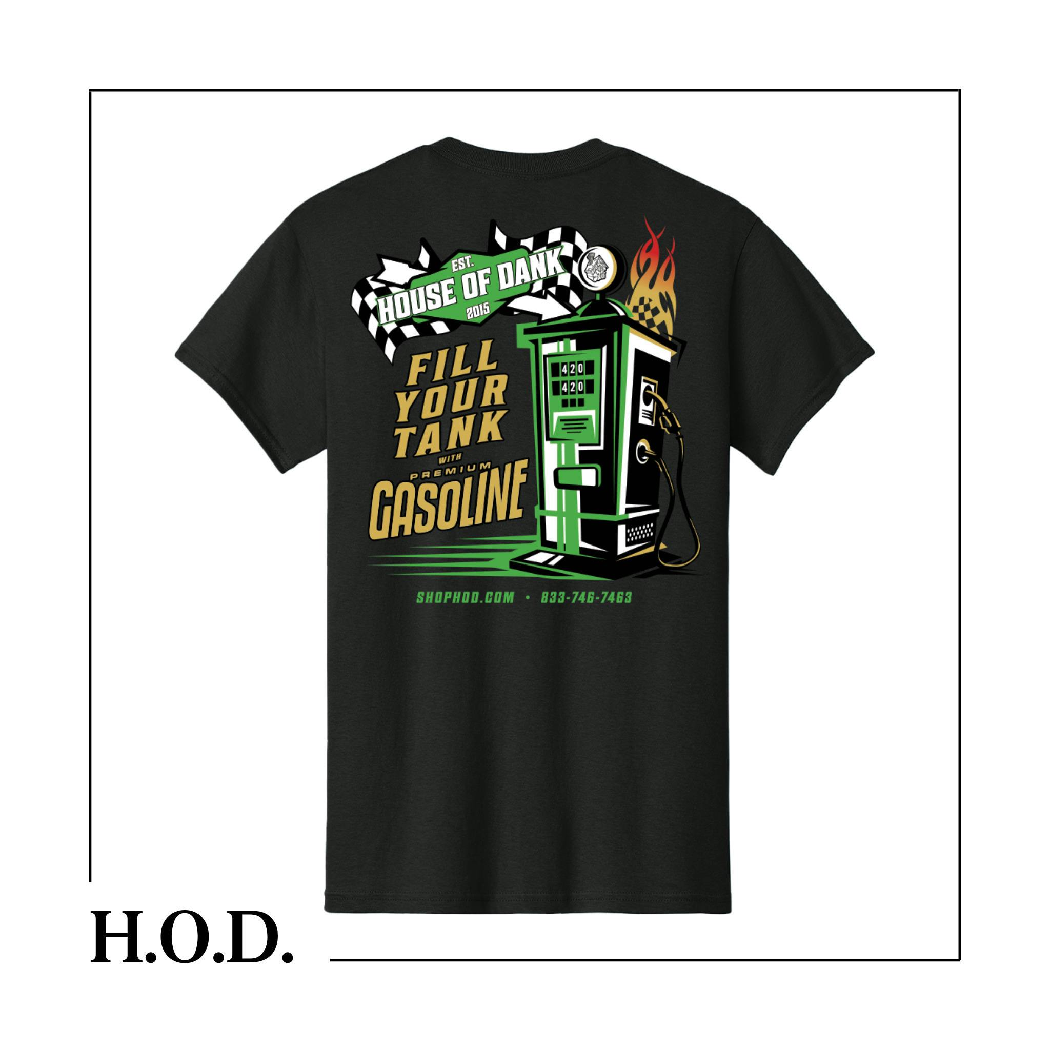 H.O.D. Gas Station Black Short Sleeve Tee XL | Apparel