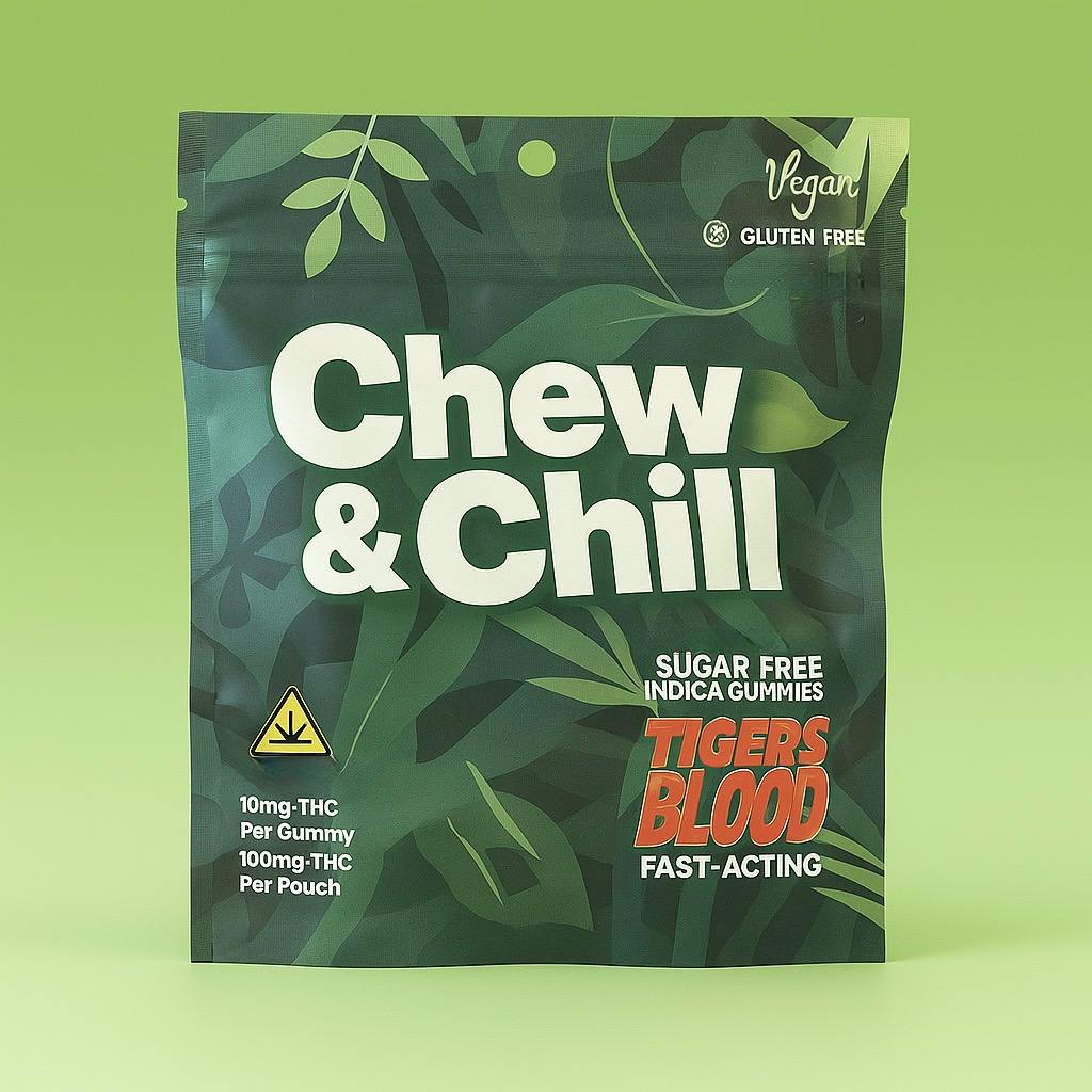 Chew & Chill - Tigers Blood | Gummies | 10pk | 10mg/ea cannabis product