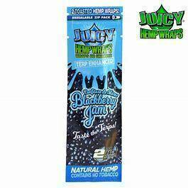 JUCIY JAY'S Terp Enhanced Hemp Wraps - Blackberry Jam | Accessories