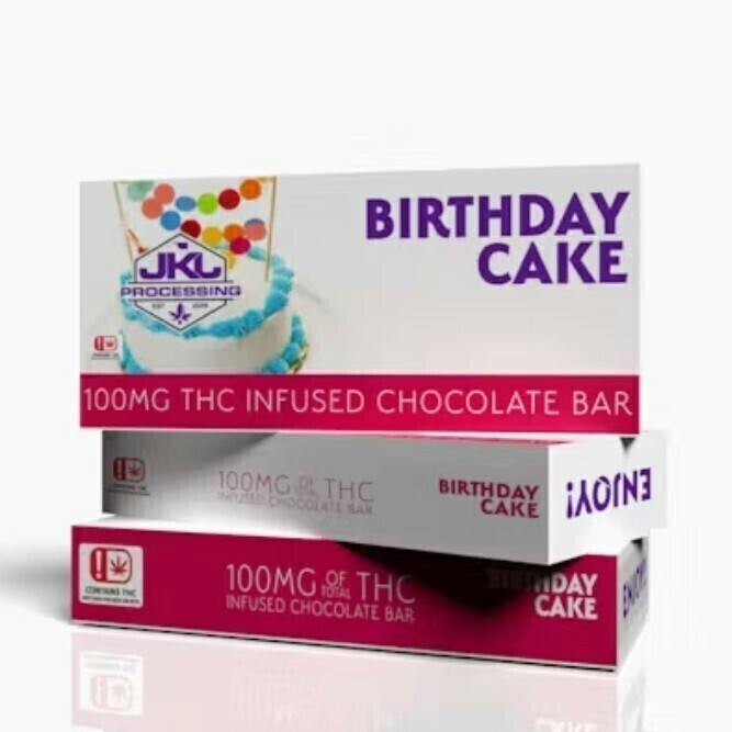 Birthday Cake Chocolate Bar | Chocolates | 100mg/ea