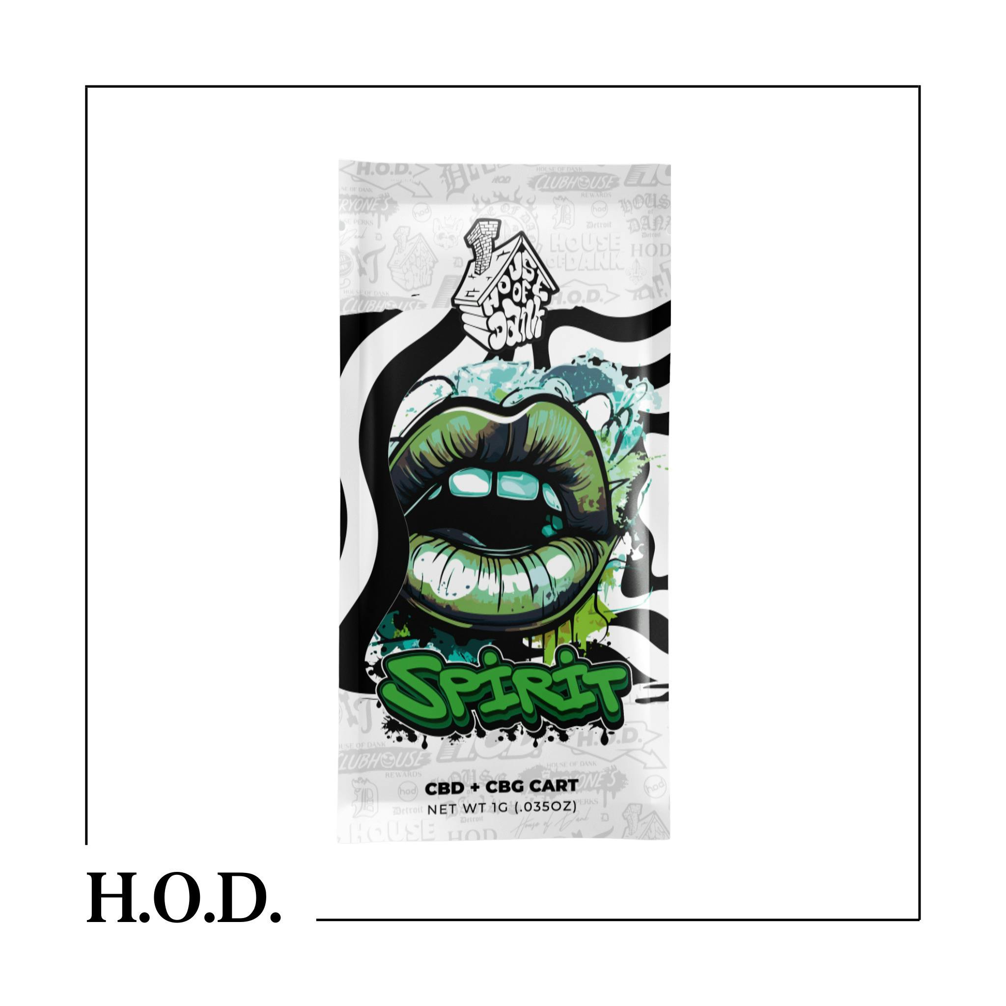 CBD + CBG Spirit | Cartridge | 1g by HOUSE OF DANK