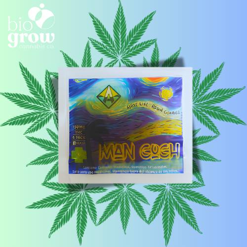 ManGogh Gummies | Gummies | 4pk | 25mg/ea - Puerto Rico Alchemy