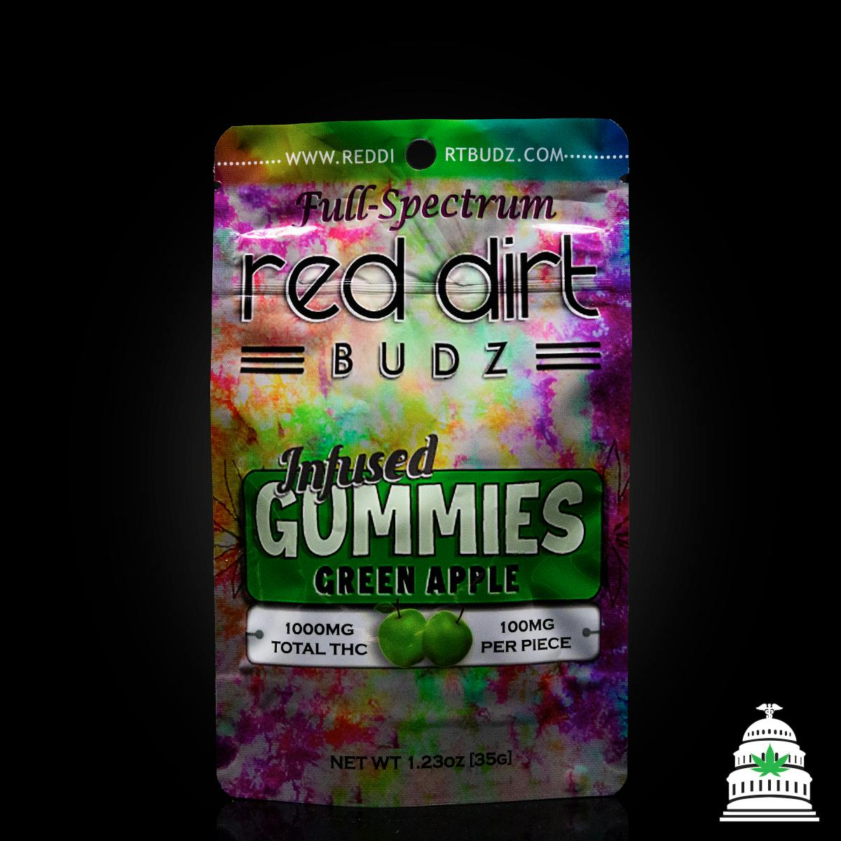 Green Apple Gummies | Gummies | 10pk | 100mg/ea