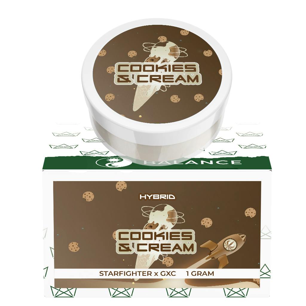Cookies and Cream | Solvent | Badder | 1g