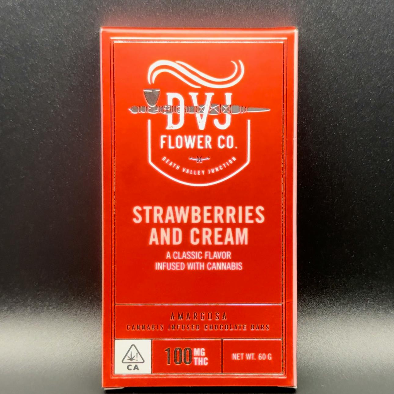 Chocolate Bar Strawberries & Cream | Chocolates | 100mg/ea at Mountain Medicine