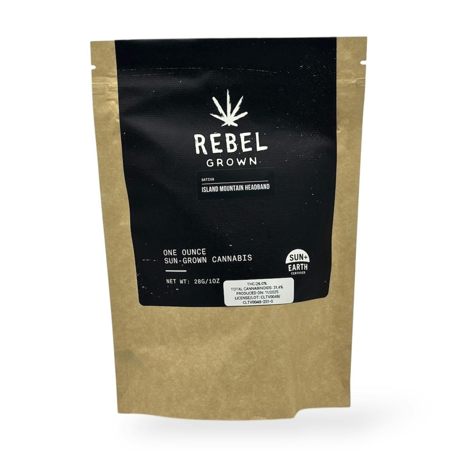 Island MTN Headband | Big Buds | 28g by Rebel Grown