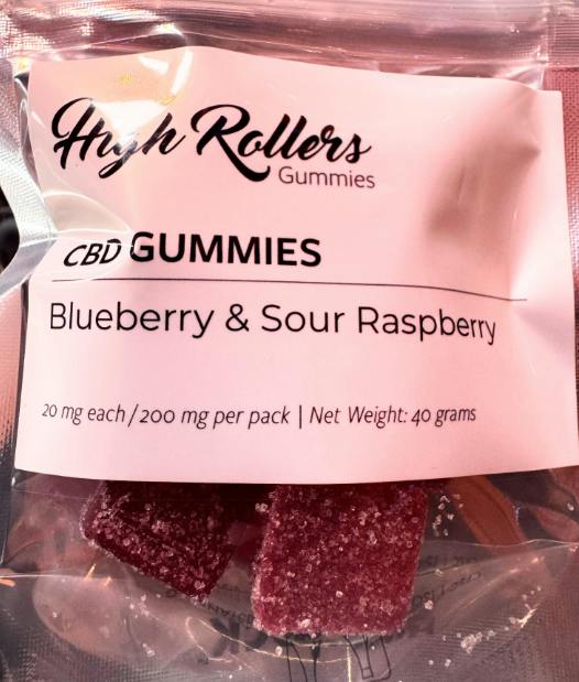 Blueberry & Sour Raspberry CBD Gummies | Gummies | 10pk