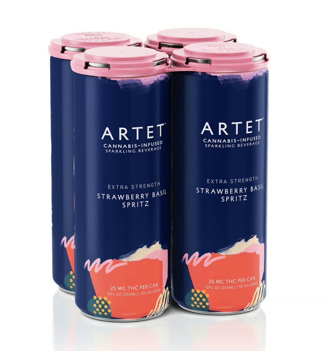 Strawberry Basil Pink Peppercorn Berry | Carbonated | 25mg | 355ml