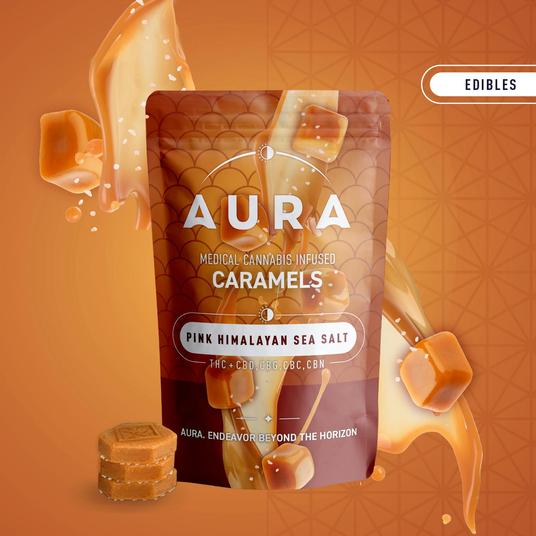 Pink Himalayan Salt | Caramel | 4 x | 4pk | 27.5mg/ea