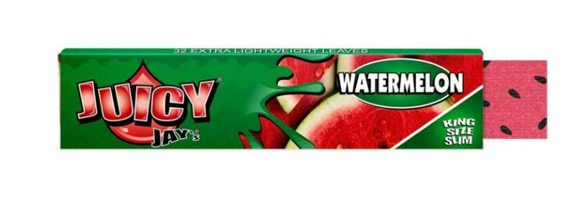 Juicy Jay's Watermelon Flavored King Size Slim Papers | Accessories | Rolli