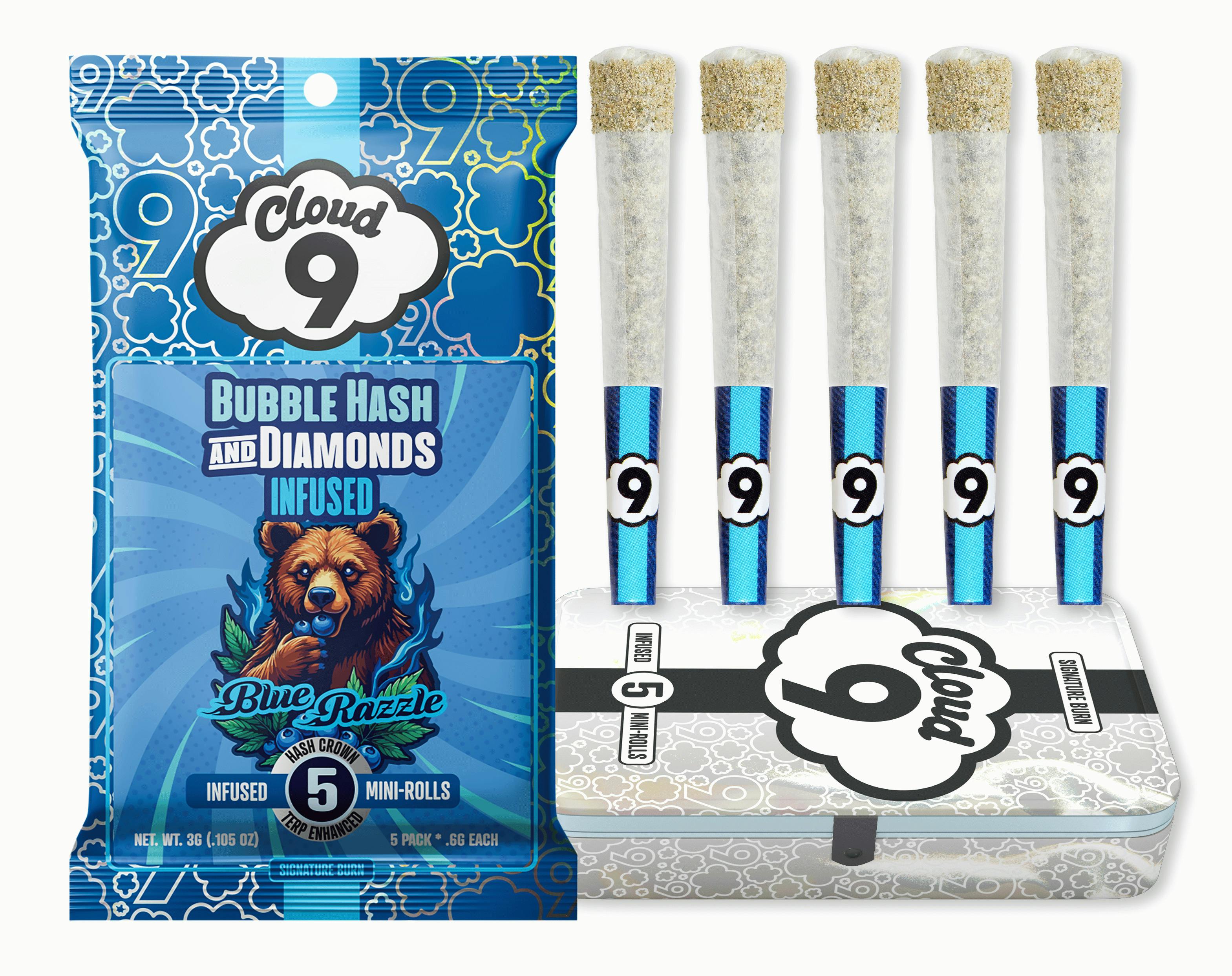 Blue Razzle | Infused Joints | 0.6g | 5pk