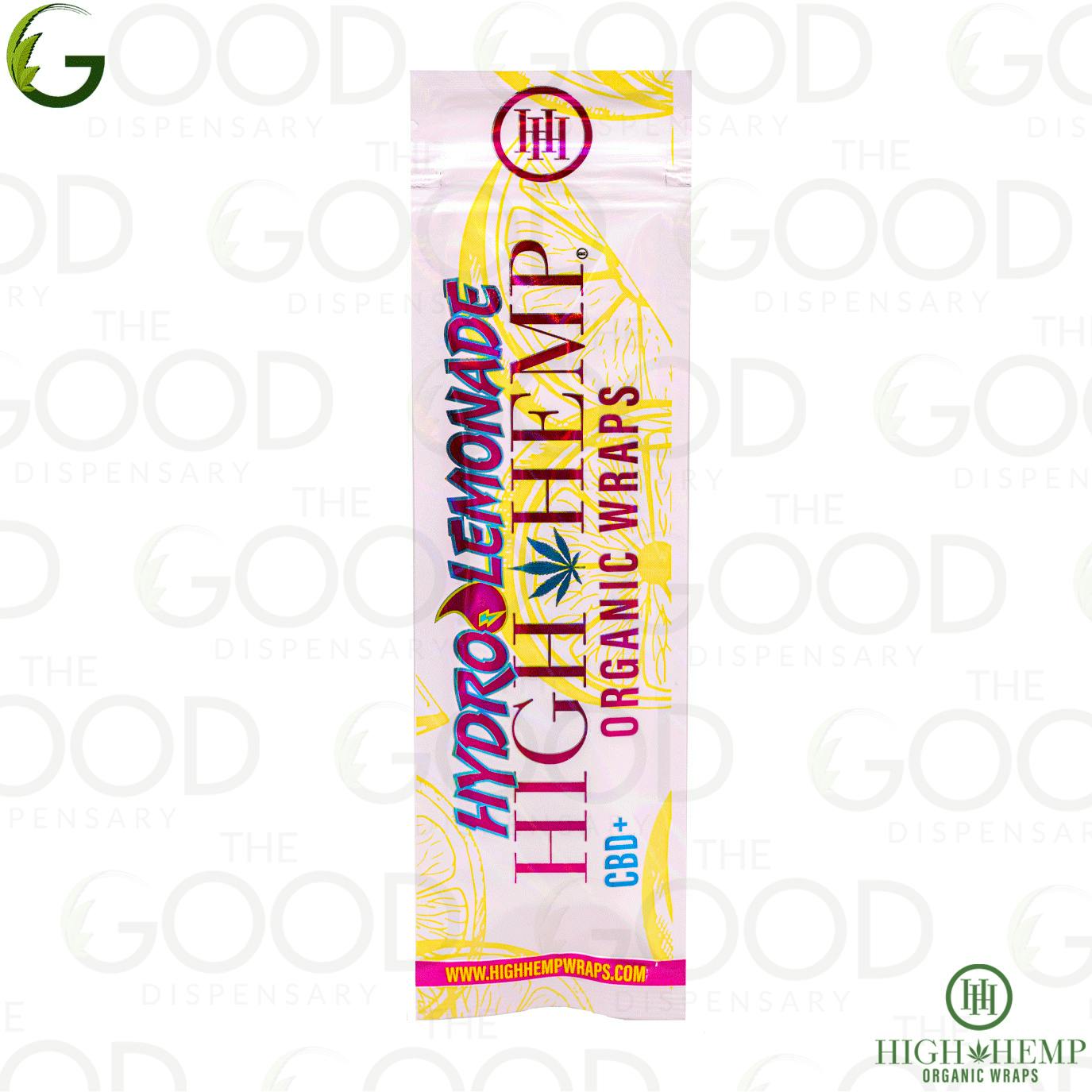 High Hemp Hydro Lemonade CBD+ Wraps Single 2pk | Accessories