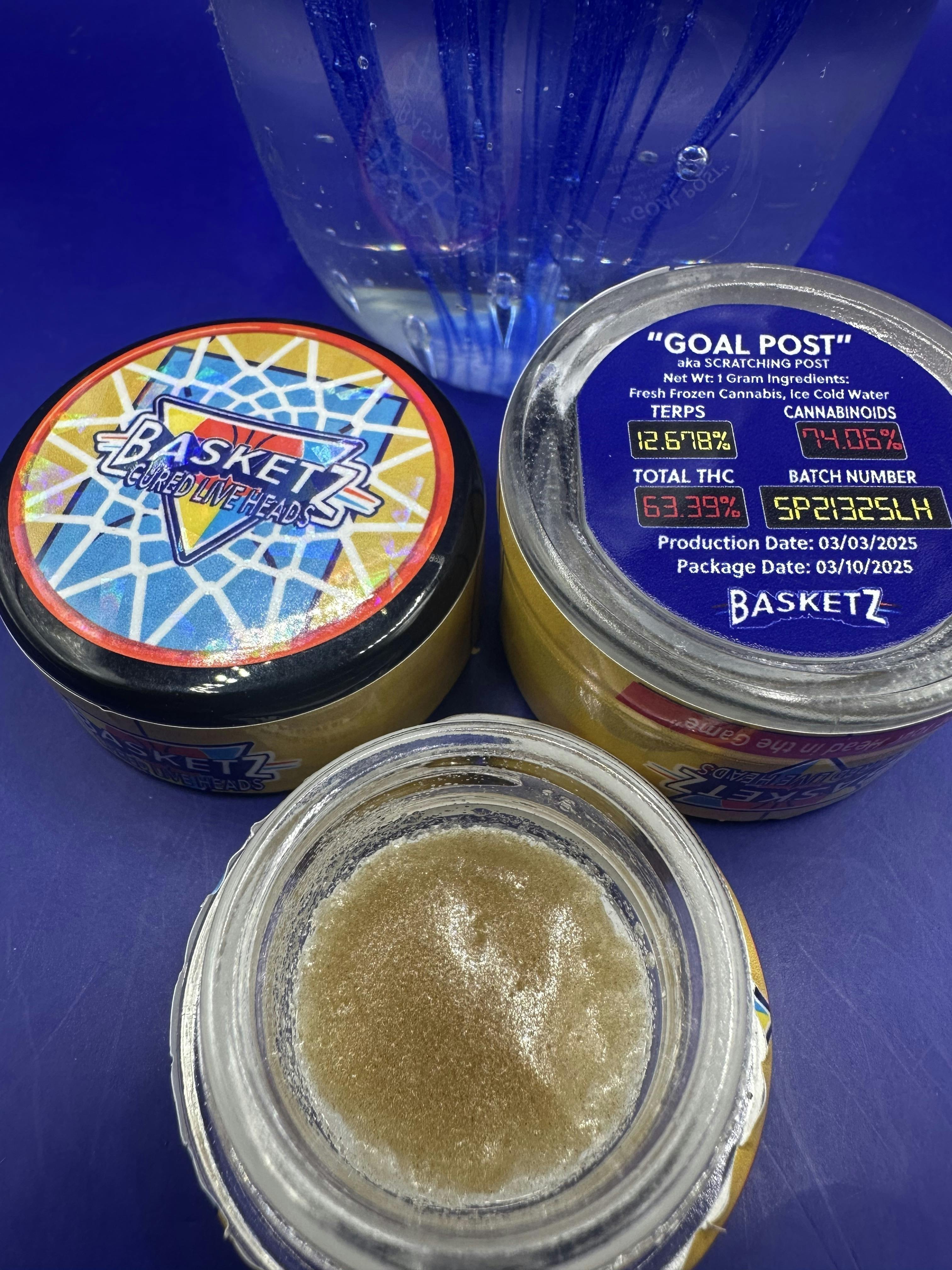 goal post | Solventless | Ice Water Hash | 1g