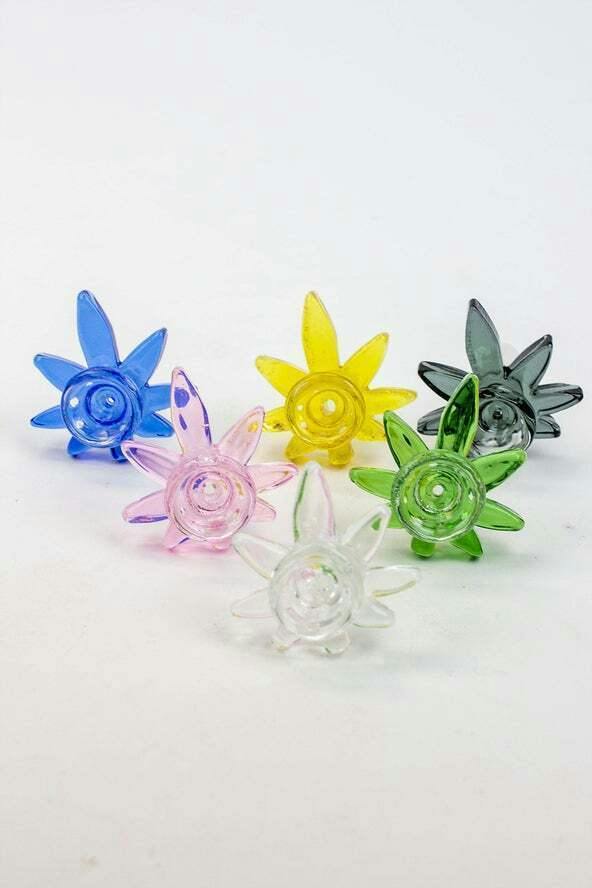 Weed Leaf Bowl - Assorted Colours | Pipes
