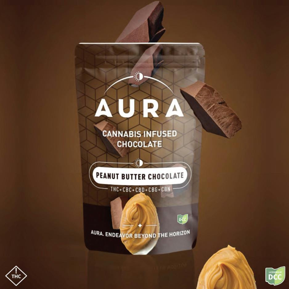 Aura - Peanut Butter Entourage Chocolate - | Chocolates | 9pk | 11.11mg/ea