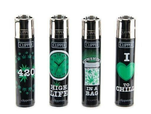 Clipper | Full Metal Lighter Green Leaves | Accessories