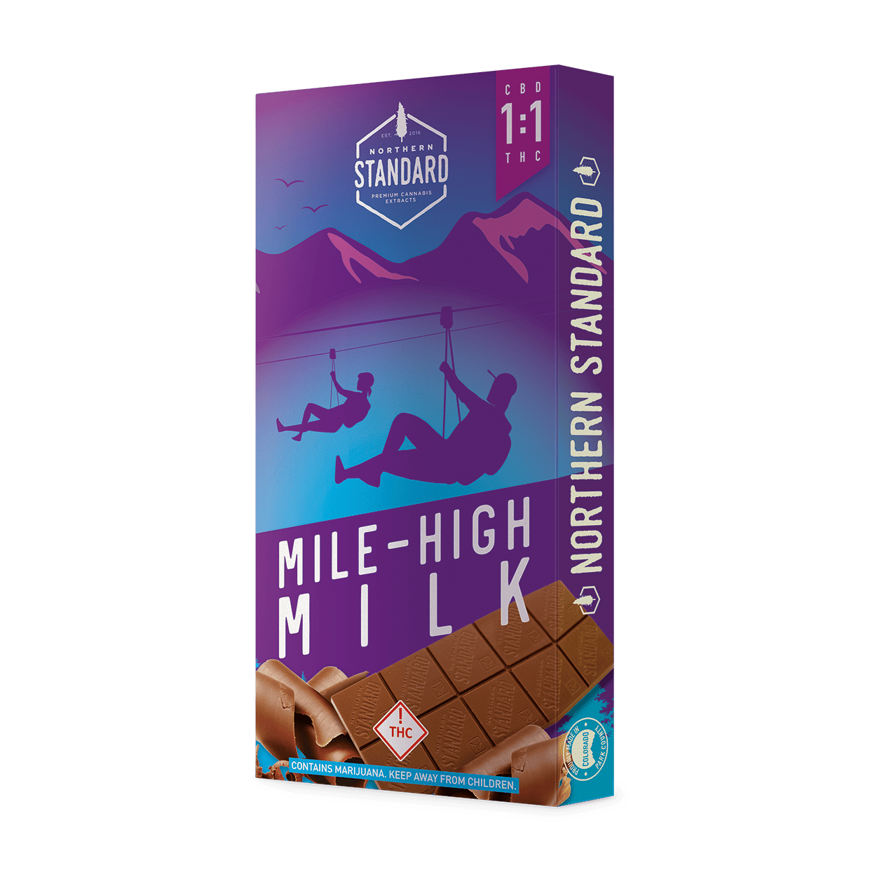 Mile High Milk (H) - 100mg Chocolate - Northern Standard | Chocolates | 100