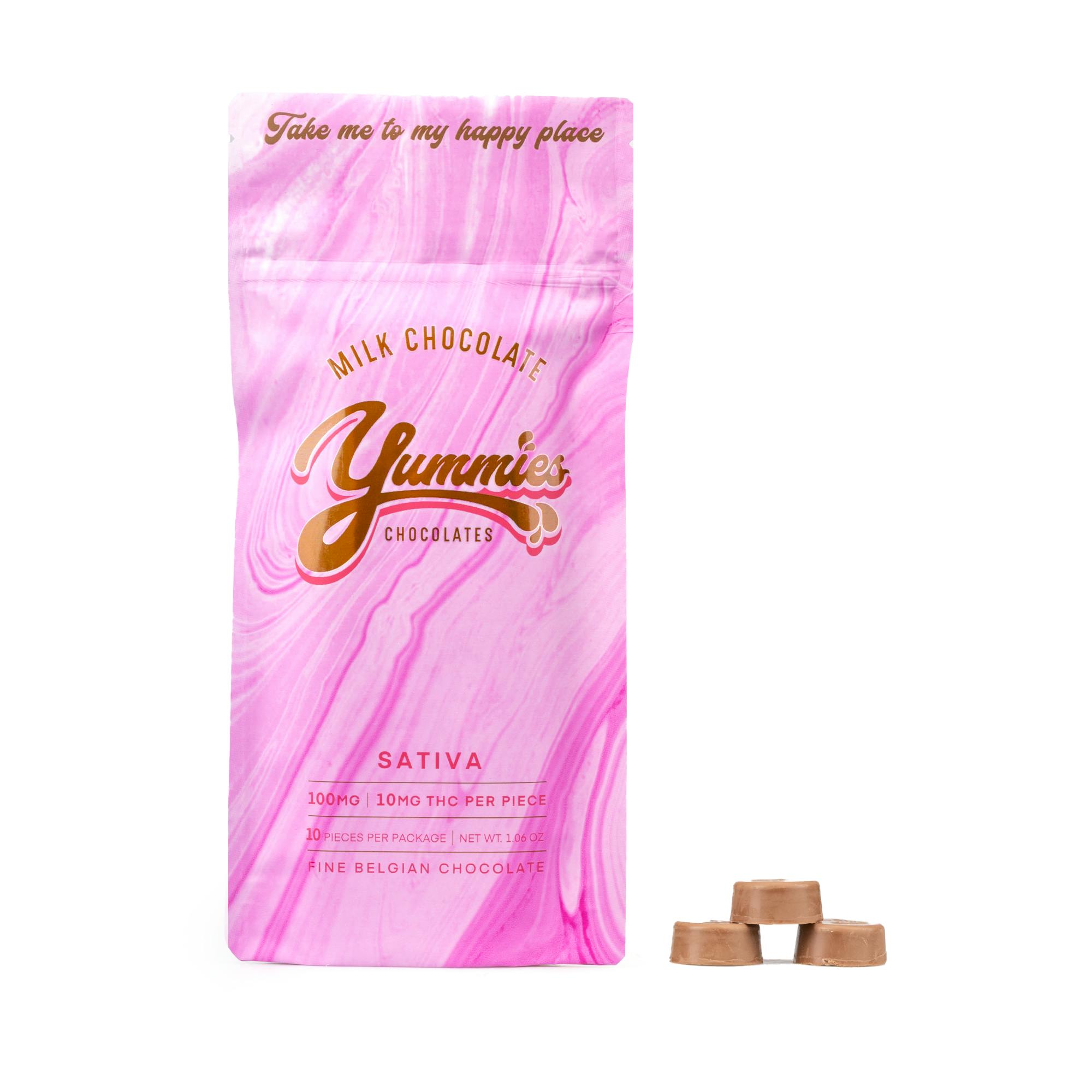 MILK CHOCOLATE BAR [100MG] | Chocolates | 10pk | 10mg/ea
