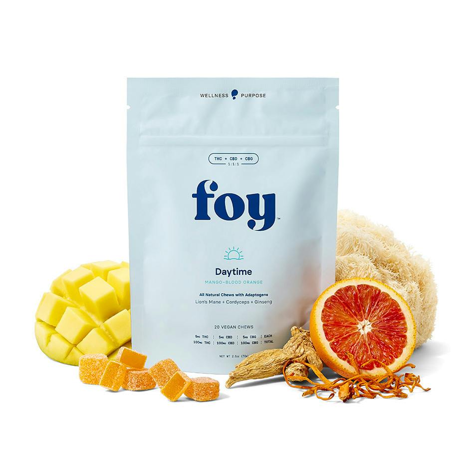 FOY: Mango | Daytime | Gummies | 20pk | 5mg/ea