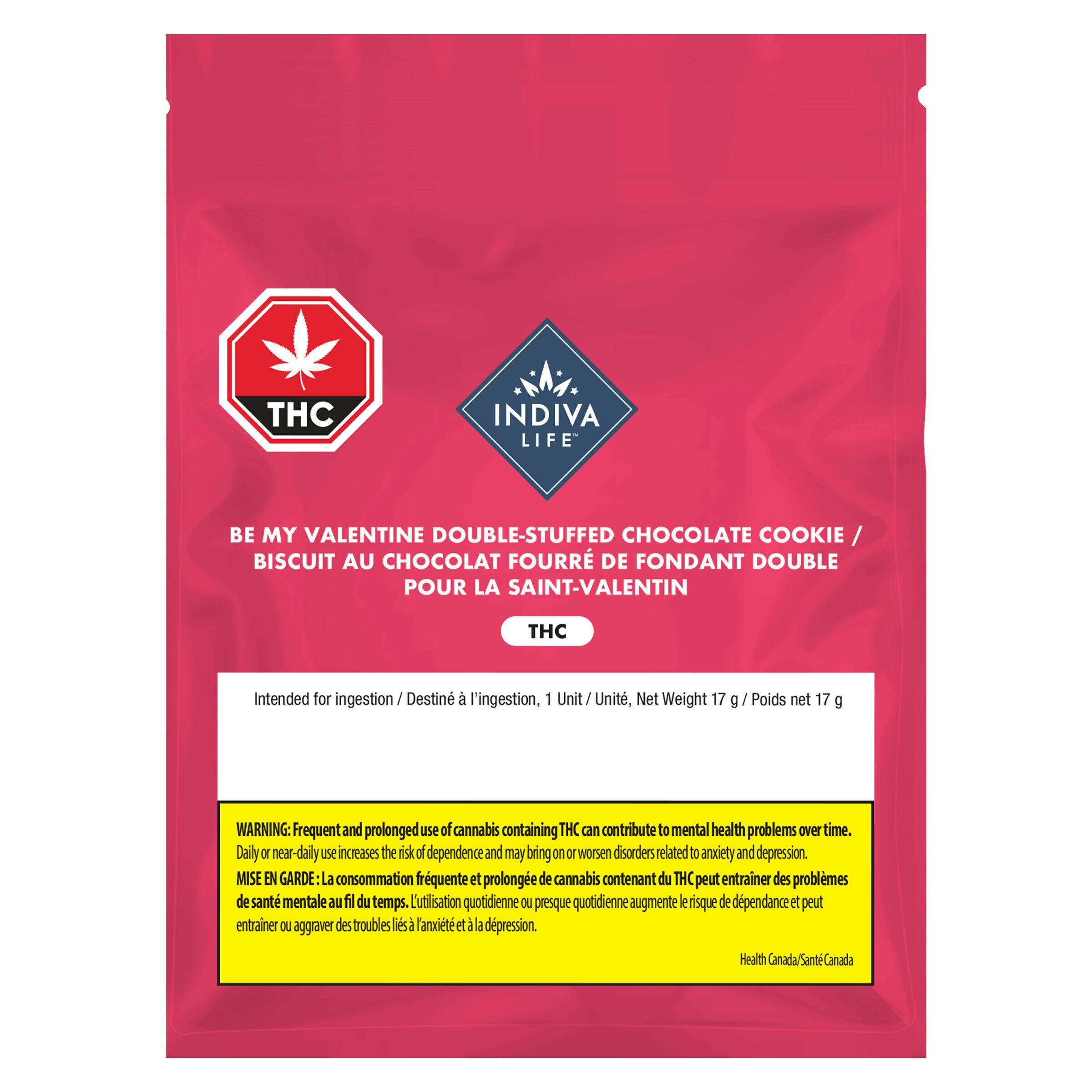Be My Valentine Double Stuffed Chocolate Cookie | Baked Goods | 10mg/ea