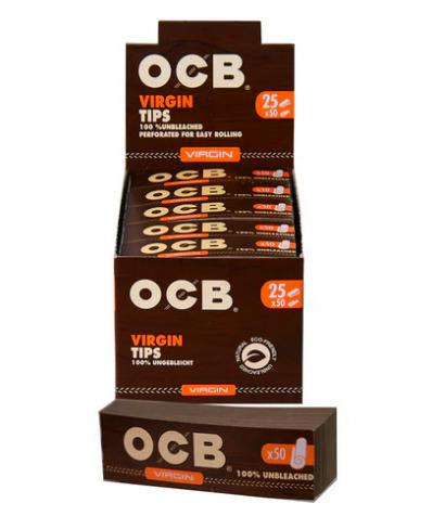 OCB Virgin Unbleached Tips | 50ct | Accessories