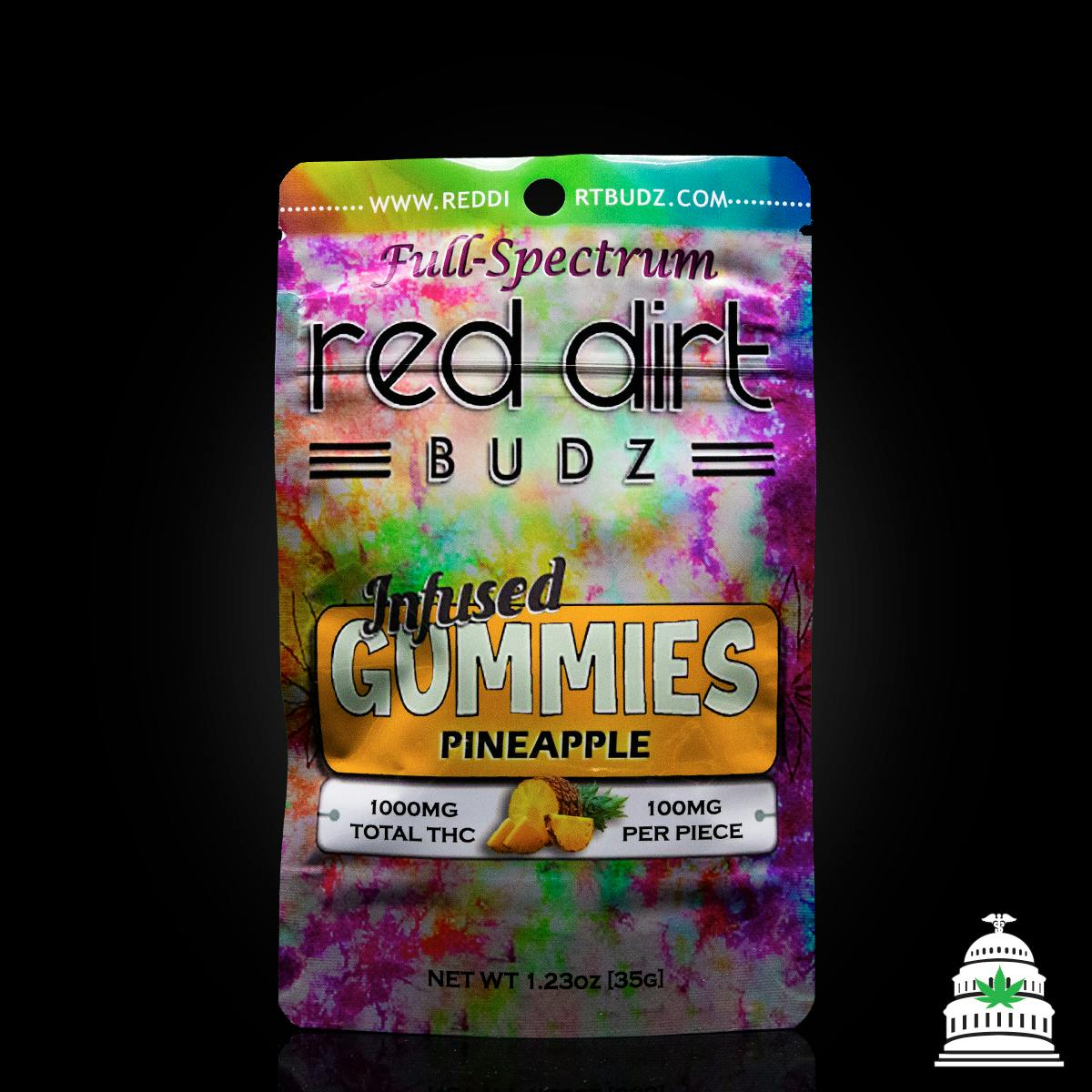 Pineapple Gummies | Gummies | 10pk | 100mg/ea