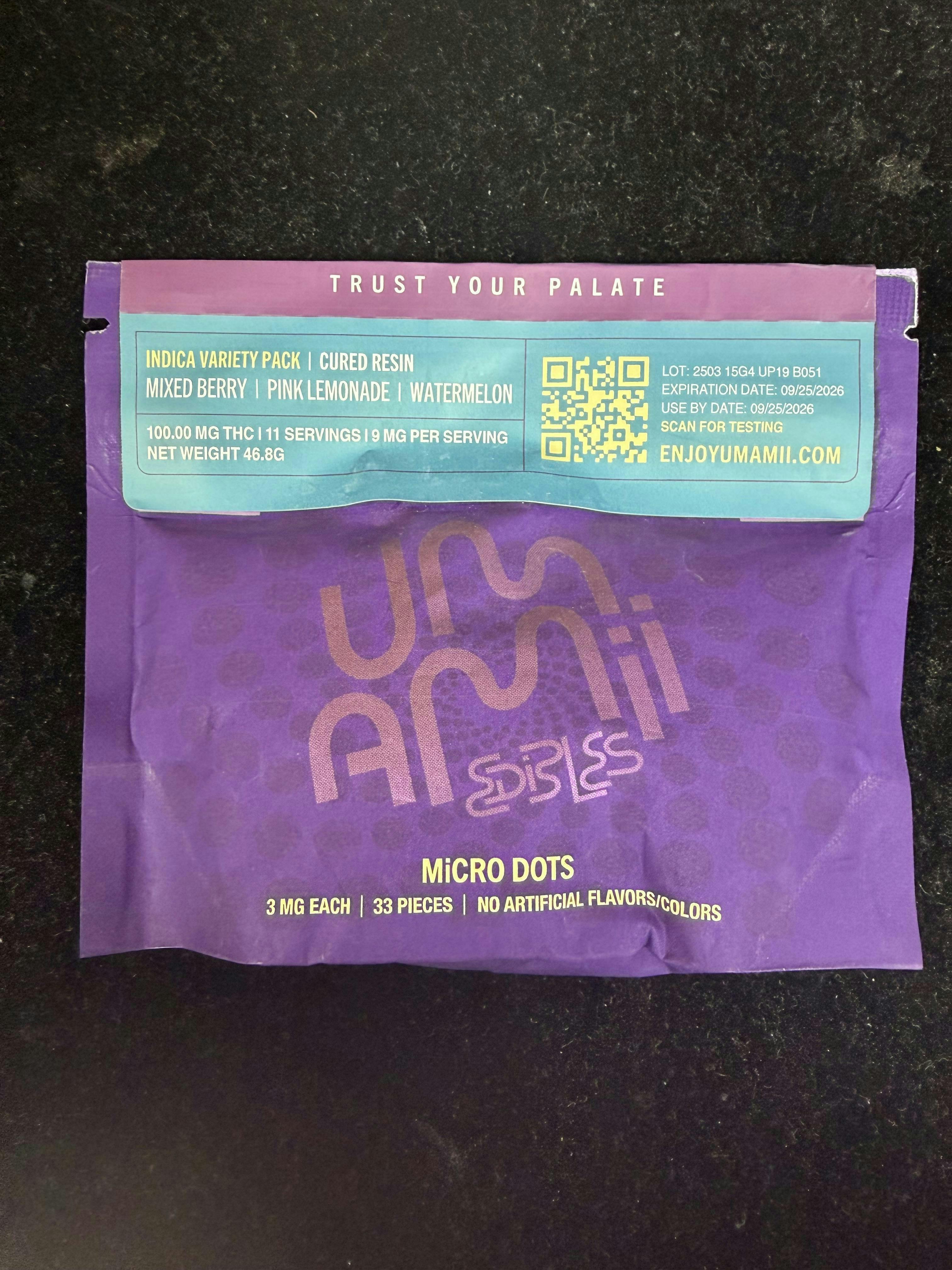 Mixed Berry, Pink Lemonade & Watermelon Gummies | 99mg | 33ct | 3mg/ea